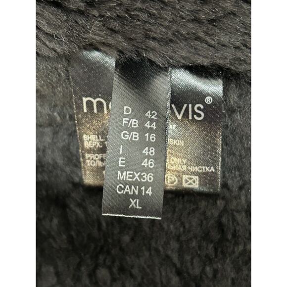 Macrevis Genuine Lamp skin And Fur Jacket Size Medium Fur Lining Dark Brown - Picture 7 of 16